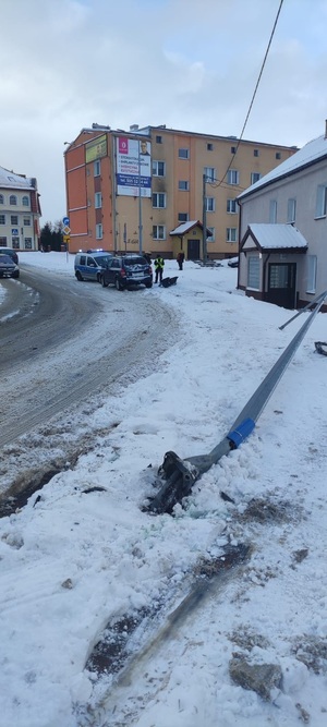 miejsca zdarzenia drogowego na ul. Wybrzeża