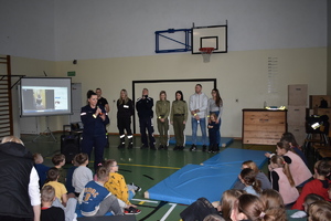 odblaskowe spotkanie w SP nr 4 w Bartoszycach