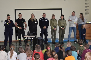 odblaskowe spotkanie w SP nr 4 w Bartoszycach