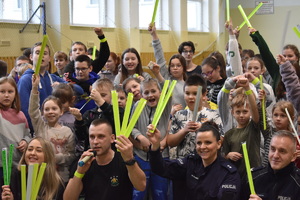 odblaskowe spotkanie w SP nr 4 w Bartoszycach