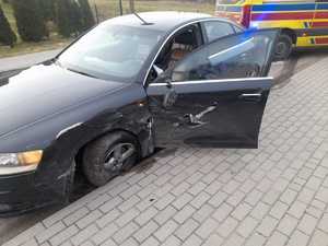 miejsce zdarzenia drogowego w Rodnowie