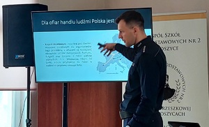 spotkanie z uczniami w ZSP nr 2 w Bartoszycach