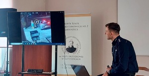 spotkanie z uczniami w ZSP nr 2 w Bartoszycach