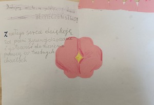 rysunki i laurki od dzieci dla policjantów