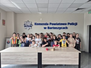 policjanci w czasie spotkań profilaktycznych