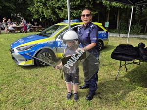 policjanci w czasie spotkań profilaktycznych