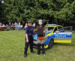 policjanci w czasie spotkań profilaktycznych