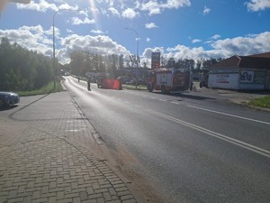 miejsce tragicznego wypadku drogowego na ul. Warszawskiej