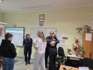 spotkanie dzielnicowej-mamy w SP Galiny