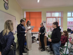 spotkanie dzielnicowej-mamy w SP Galiny