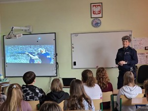 spotkanie dzielnicowej-mamy w SP Galiny