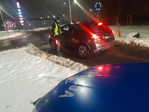 policjanci w czasie działań Trzeźwość