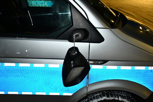 uszkodzony radiowóz