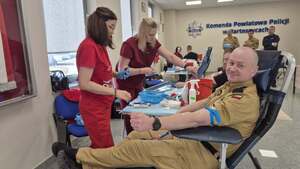 akcja krwiodawcza w komendzie