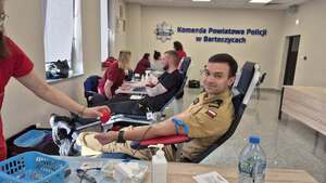 akcja krwiodawcza w komendzie