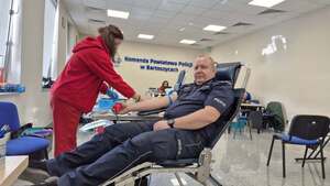 akcja krwiodawcza w komendzie