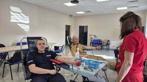 akcja krwiodawcza w komendzie