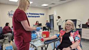 akcja krwiodawcza w komendzie